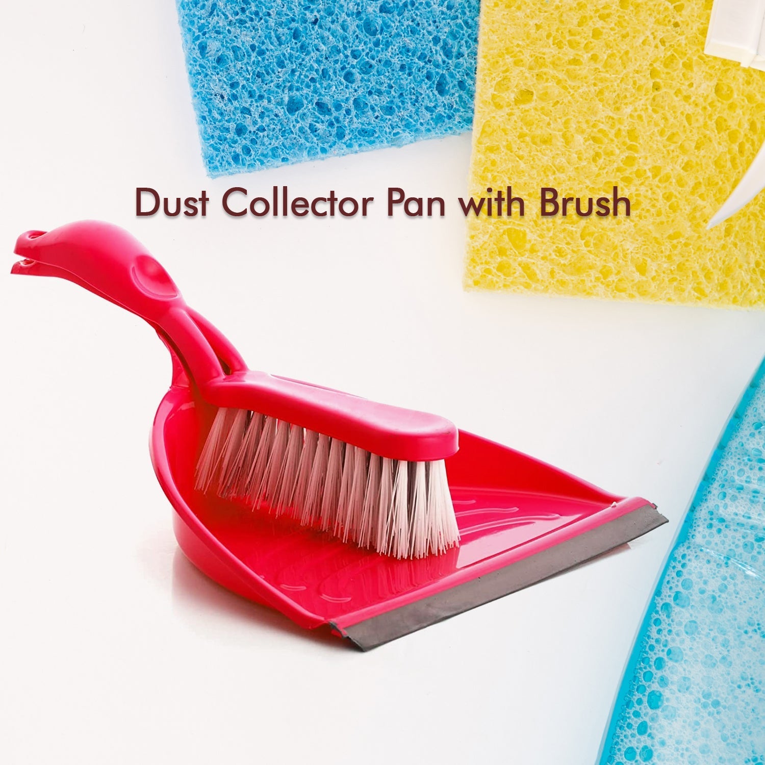Handheld dustpan set for easy sweeping. Handheld dustpan set for easy sweeping.